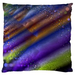 Fractal Color Stripes Large Cushion Case (One Side)