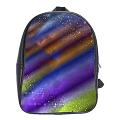 Fractal Color Stripes School Bags (XL) 