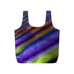 Fractal Color Stripes Full Print Recycle Bags (S) 