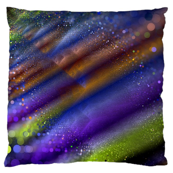 Fractal Color Stripes Standard Flano Cushion Case (Two Sides)