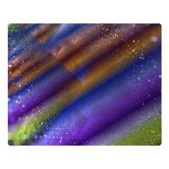 Fractal Color Stripes Double Sided Flano Blanket (Large) 