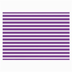 Horizontal Stripes Purple Large Glasses Cloth