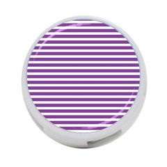 Horizontal Stripes Purple 4-port Usb Hub (one Side) by Mariart