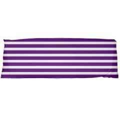 Horizontal Stripes Purple Body Pillow Case (dakimakura) by Mariart