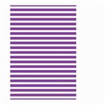 Horizontal Stripes Purple Large Garden Flag (Two Sides) Back