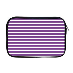 Horizontal Stripes Purple Apple Macbook Pro 17  Zipper Case