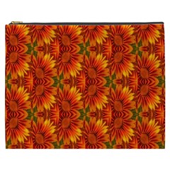 Background Flower Fractal Cosmetic Bag (xxxl)  by Simbadda