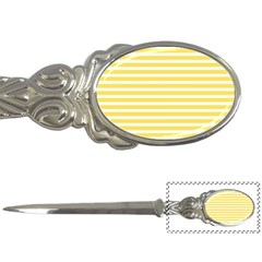 Horizontal Stripes Yellow Letter Openers