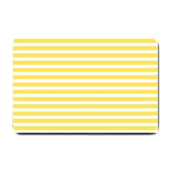 Horizontal Stripes Yellow Small Doormat 