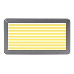 Horizontal Stripes Yellow Memory Card Reader (mini) by Mariart