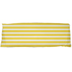 Horizontal Stripes Yellow Body Pillow Case (dakimakura)