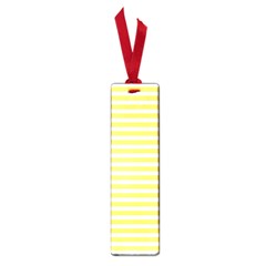 Horizontal Stripes Yellow Small Book Marks