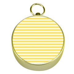 Horizontal Stripes Yellow Gold Compasses