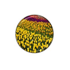 Colorful Tulips In Keukenhof Gardens Wallpaper Hat Clip Ball Marker (4 Pack) by Simbadda