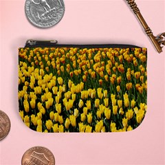 Colorful Tulips In Keukenhof Gardens Wallpaper Mini Coin Purses by Simbadda