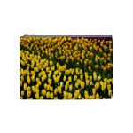 Colorful Tulips In Keukenhof Gardens Wallpaper Cosmetic Bag (Medium)  Front