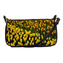 Colorful Tulips In Keukenhof Gardens Wallpaper Shoulder Clutch Bags by Simbadda