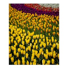 Colorful Tulips In Keukenhof Gardens Wallpaper Shower Curtain 60  X 72  (medium)  by Simbadda