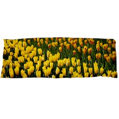 Colorful Tulips In Keukenhof Gardens Wallpaper Body Pillow Case Dakimakura (two Sides) by Simbadda