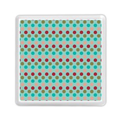 Large Colored Polka Dots Line Circle Memory Card Reader (square) 