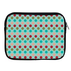 Large Colored Polka Dots Line Circle Apple Ipad 2/3/4 Zipper Cases by Mariart