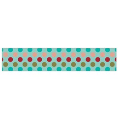 Large Colored Polka Dots Line Circle Flano Scarf (small) by Mariart