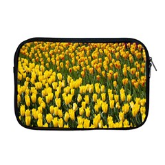 Colorful Tulips In Keukenhof Gardens Wallpaper Apple Macbook Pro 17  Zipper Case by Simbadda