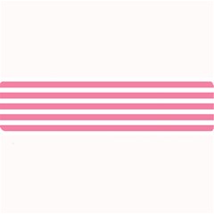 Horizontal Stripes Light Pink Large Bar Mats by Mariart