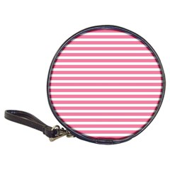 Horizontal Stripes Light Pink Classic 20-cd Wallets by Mariart