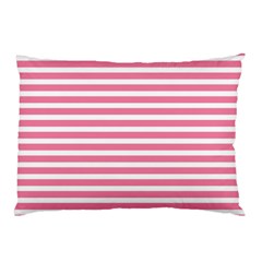 Horizontal Stripes Light Pink Pillow Case (two Sides) by Mariart