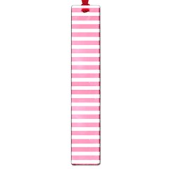 Horizontal Stripes Light Pink Large Book Marks by Mariart