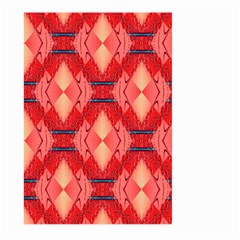 Orange Fractal Background Large Garden Flag (two Sides)