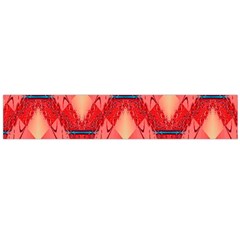 Orange Fractal Background Flano Scarf (large)