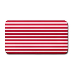 Horizontal Stripes Red Medium Bar Mats by Mariart