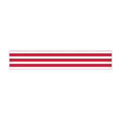 Horizontal Stripes Red Flano Scarf (mini) by Mariart