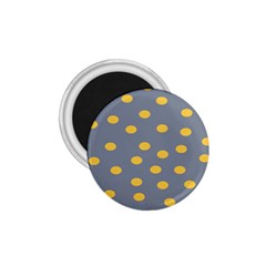 Limpet Polka Dot Yellow Grey 1 75  Magnets