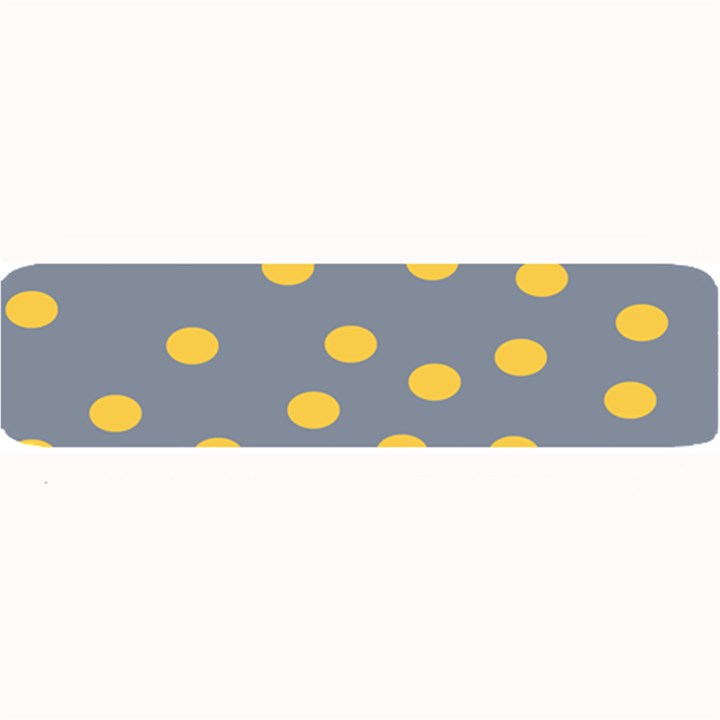 Limpet Polka Dot Yellow Grey Large Bar Mats