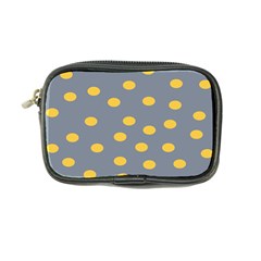 Limpet Polka Dot Yellow Grey Coin Purse by Mariart