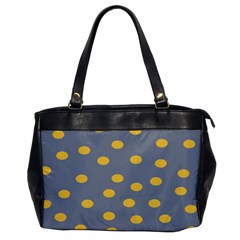 Limpet Polka Dot Yellow Grey Office Handbags by Mariart