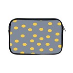 Limpet Polka Dot Yellow Grey Apple iPad Mini Zipper Cases Front