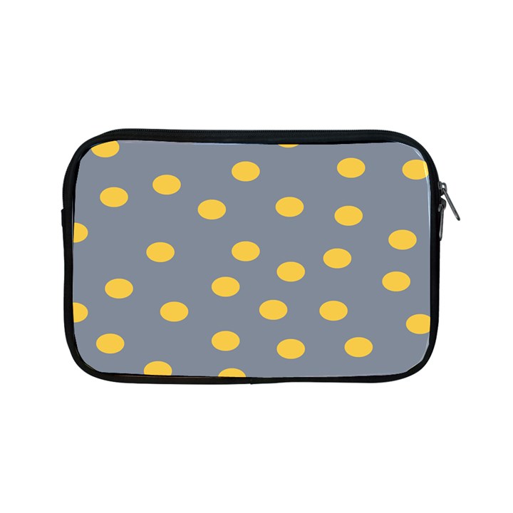 Limpet Polka Dot Yellow Grey Apple iPad Mini Zipper Cases