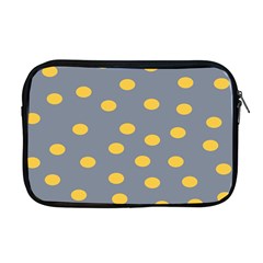 Limpet Polka Dot Yellow Grey Apple Macbook Pro 17  Zipper Case by Mariart