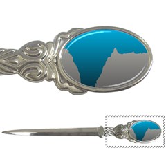 Mariana Trench Sea Beach Water Blue Letter Openers by Mariart