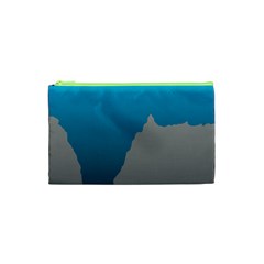 Mariana Trench Sea Beach Water Blue Cosmetic Bag (xs) by Mariart