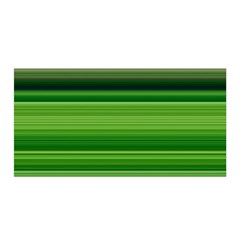 Horizontal Stripes Line Green Satin Wrap by Mariart