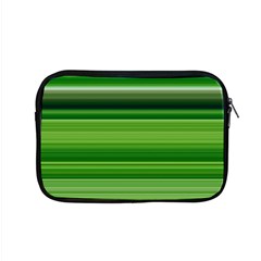 Horizontal Stripes Line Green Apple Macbook Pro 15  Zipper Case