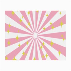 Hurak Pink Star Yellow Hole Sunlight Light Small Glasses Cloth by Mariart