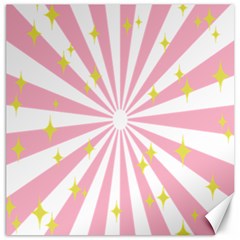 Hurak Pink Star Yellow Hole Sunlight Light Canvas 16  X 16   by Mariart