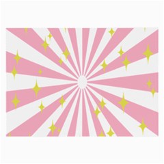 Hurak Pink Star Yellow Hole Sunlight Light Large Glasses Cloth by Mariart