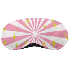 Hurak Pink Star Yellow Hole Sunlight Light Sleeping Masks by Mariart